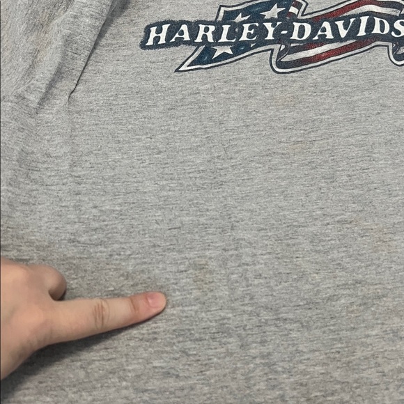 Harley Davidson Long Sleeve Graphic TShirt Size Large - Picture 5 of 7